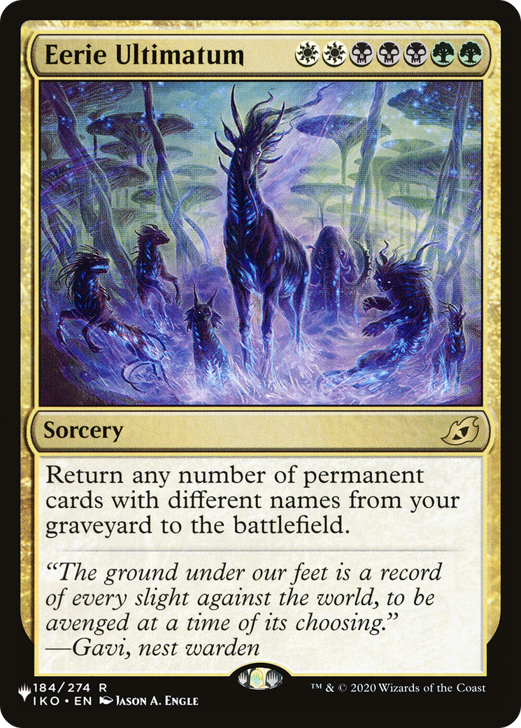 Eerie Ultimatum [The List] - Evolution TCG
