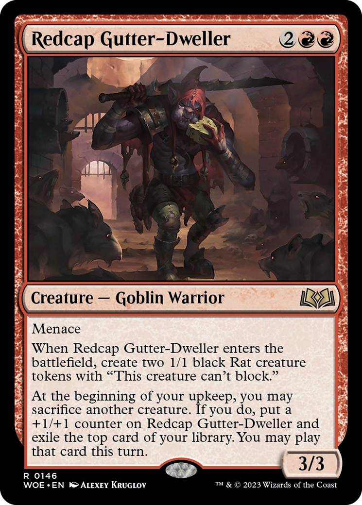 Redcap Gutter-Dweller [Wilds of Eldraine] - Evolution TCG
