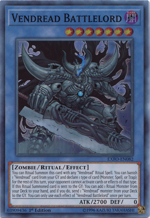 Vendread Battlelord [EXFO-EN082] Super Rare - Evolution TCG