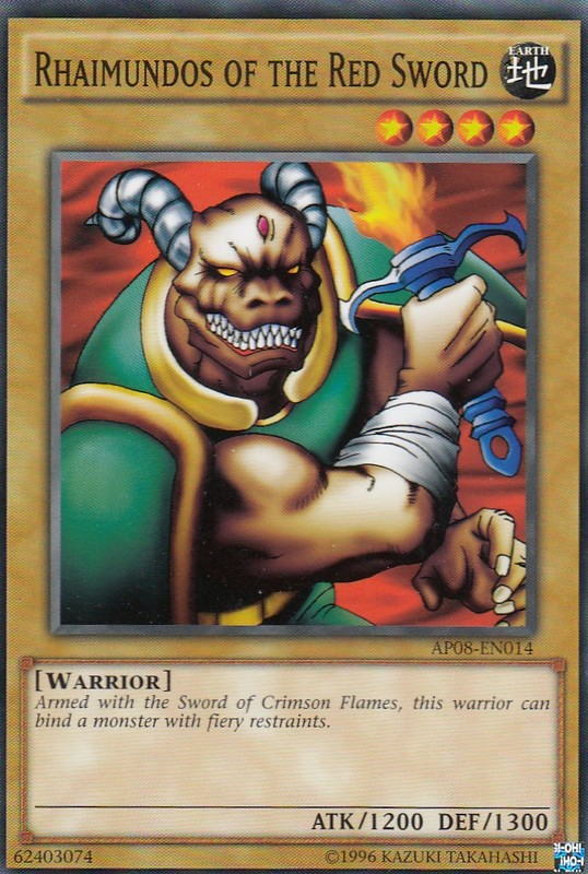 Rhaimundos of the Red Sword [AP08-EN014] Common - Evolution TCG