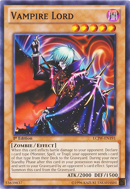 Vampire Lord [LCJW-EN191] Common - Evolution TCG