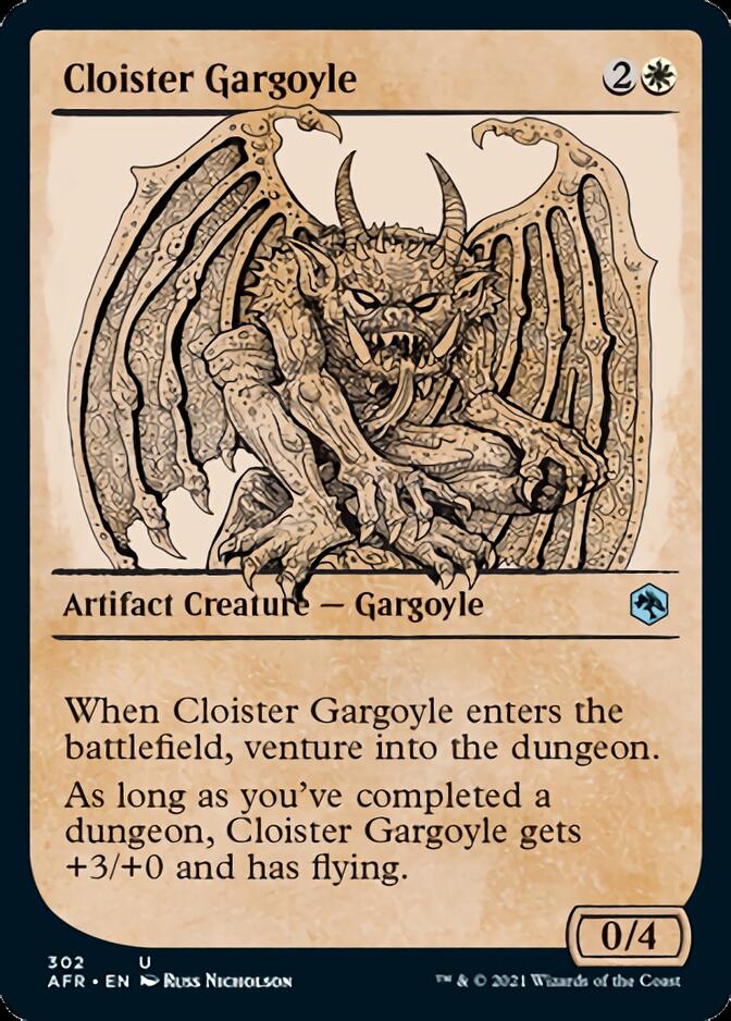 Cloister Gargoyle (Showcase) [Dungeons & Dragons: Adventures in the Forgotten Realms] - Evolution TCG