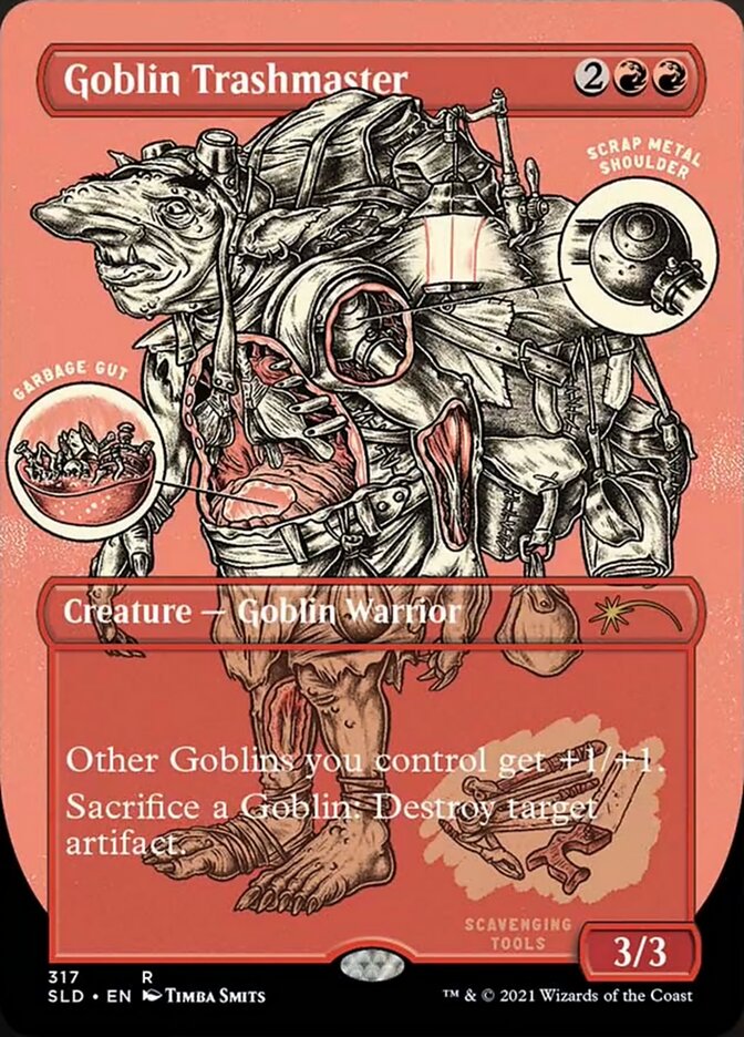 Goblin Trashmaster (Borderless Foil Etched) [Secret Lair Drop Series] - Evolution TCG