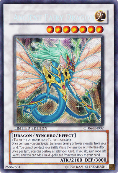 Ancient Fairy Dragon [CT06-EN002] Secret Rare - Evolution TCG