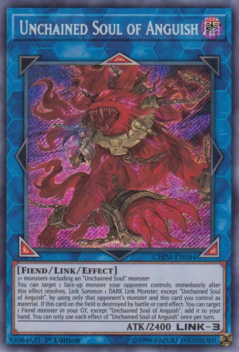 Unchained Soul of Anguish [CHIM-EN044] Secret Rare - Evolution TCG