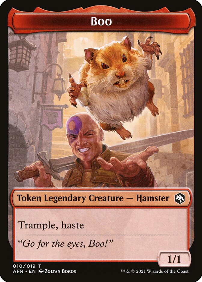 Devil // Boo Double-Sided Token [Dungeons & Dragons: Adventures in the Forgotten Realms Tokens] - Evolution TCG