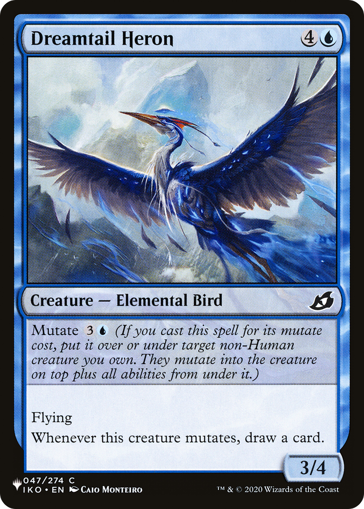 Dreamtail Heron [The List] - Evolution TCG