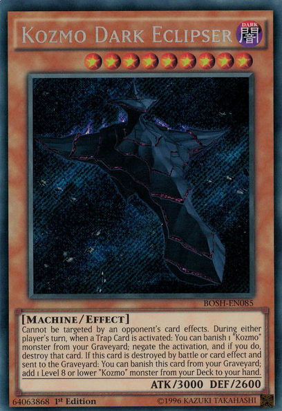 Kozmo Dark Eclipser [BOSH-EN085] Secret Rare - Evolution TCG