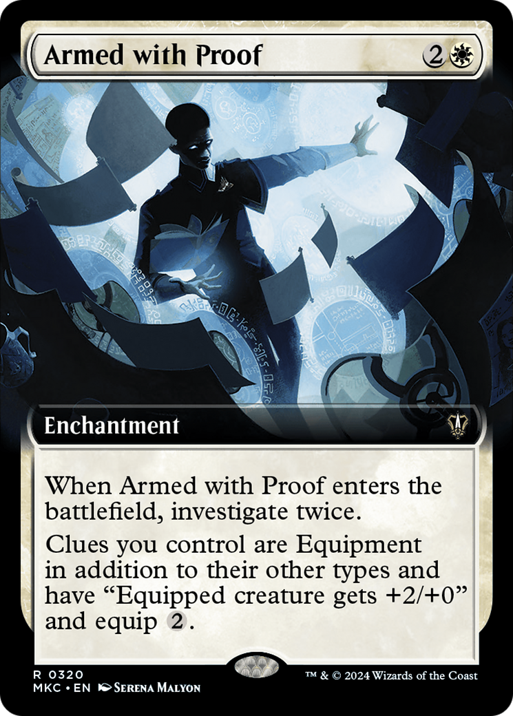 Armed with Proof (Extended Art) [Murders at Karlov Manor Commander] - Evolution TCG