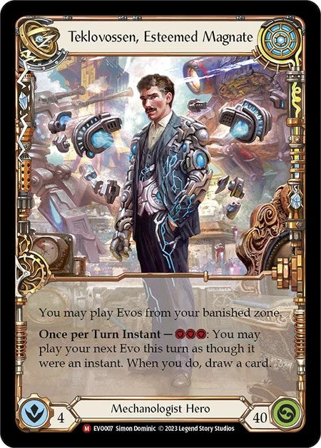 Teklovossen, Esteemed Magnate [EVO007] (Bright Lights) - Evolution TCG