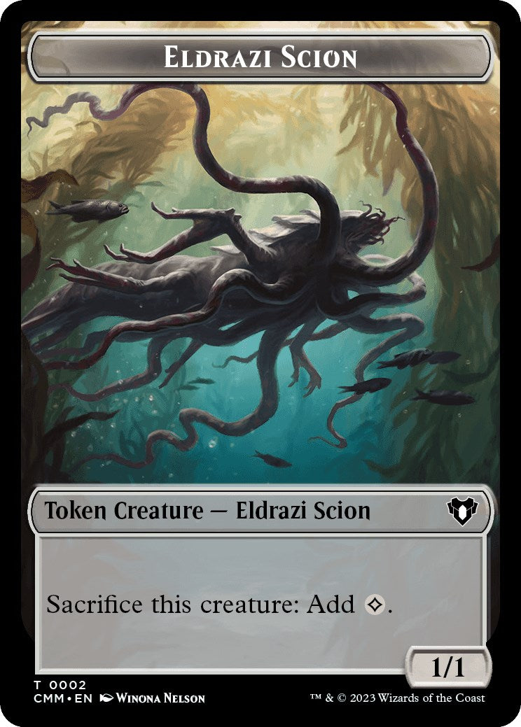Eldrazi Scion // Satyr Double-Sided Token [Commander Masters Tokens] - Evolution TCG