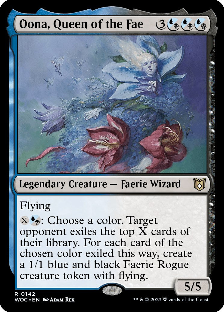 Oona, Queen of the Fae [Wilds of Eldraine Commander] - Evolution TCG