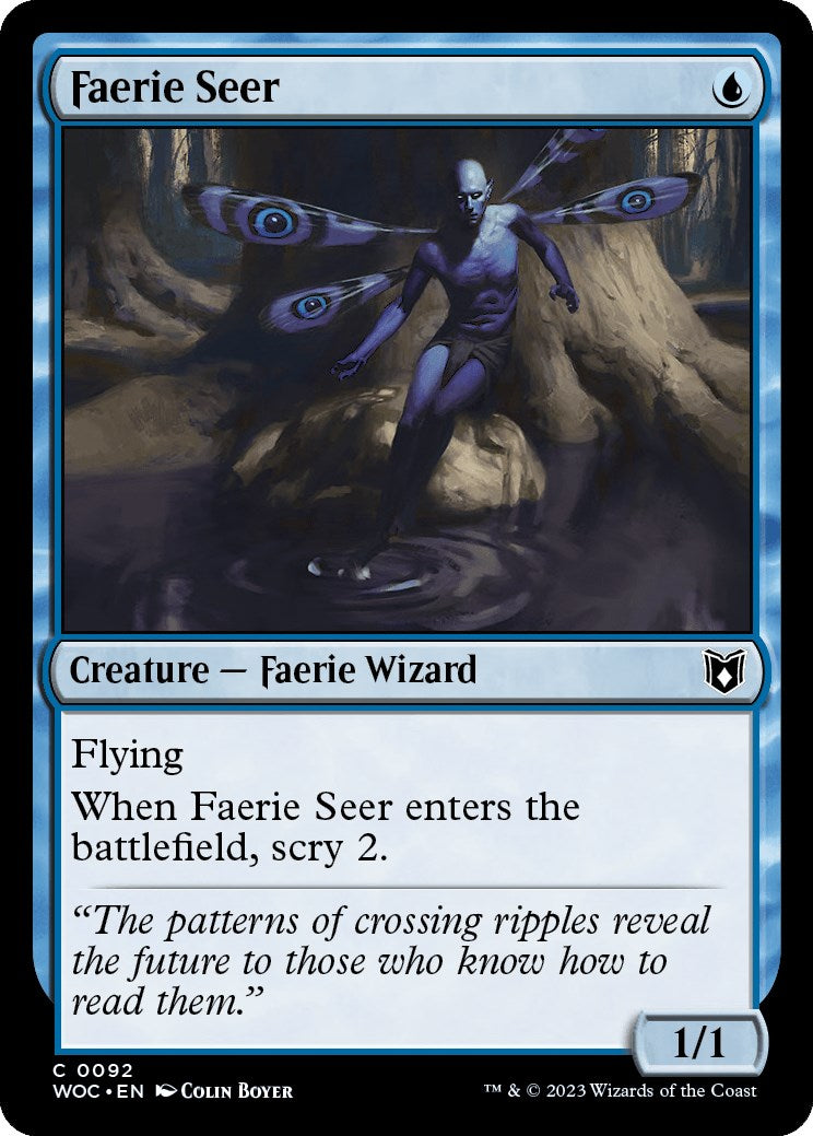 Faerie Seer [Wilds of Eldraine Commander] - Evolution TCG