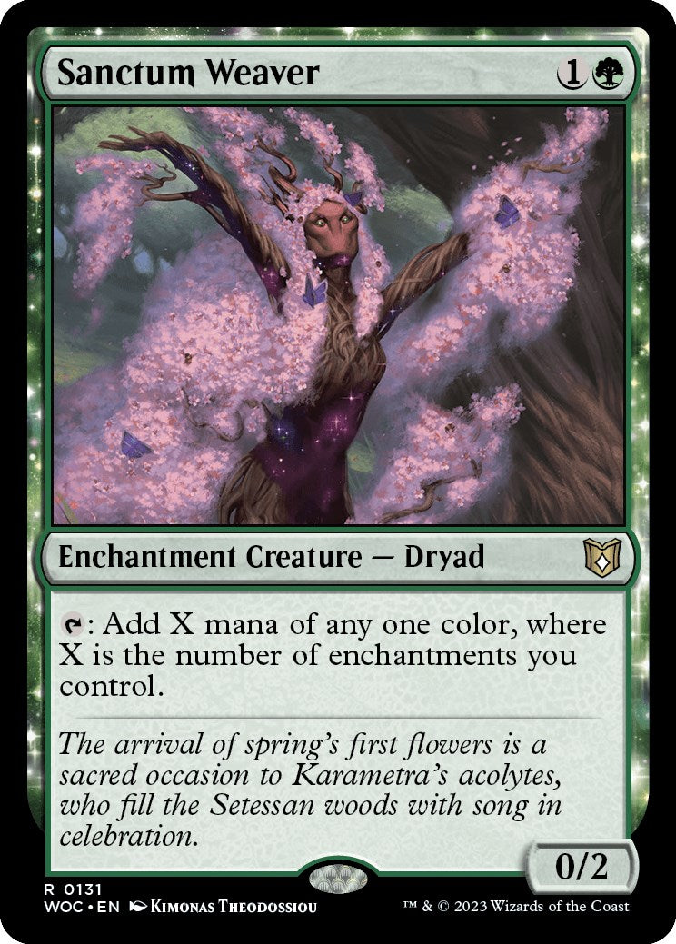 Sanctum Weaver [Wilds of Eldraine Commander] - Evolution TCG