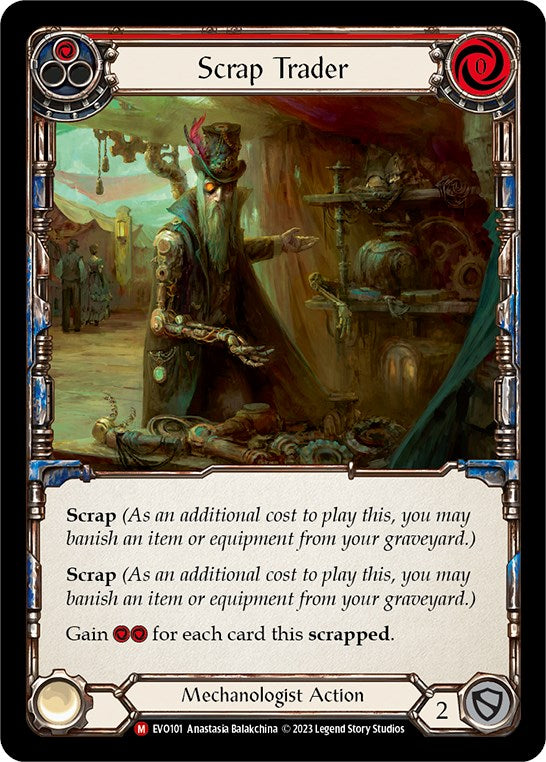 Scrap Trader [EVO101] (Bright Lights) - Evolution TCG