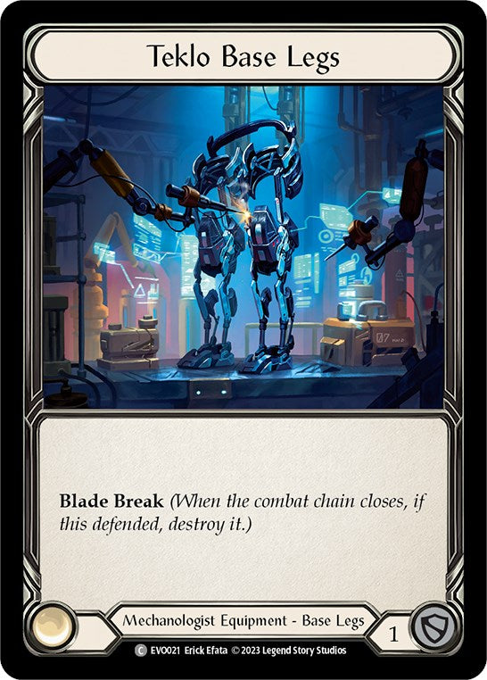 Teklo Base Legs [EVO021] (Bright Lights) - Evolution TCG
