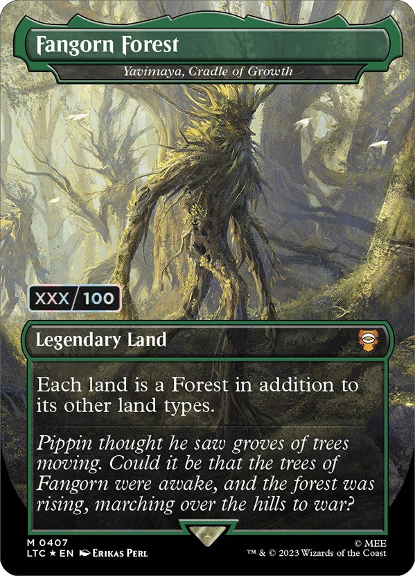 Fangorn Forest - Yavimaya, Cradle of Growth (Serialized) [The Lord of the Rings: Tales of Middle-Earth Commander] - Evolution TCG