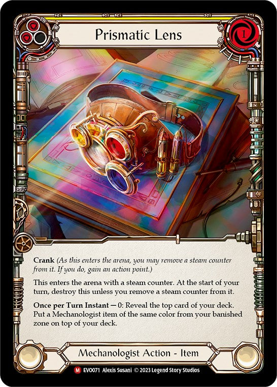 Prismatic Lens [EVO071] (Bright Lights)  Rainbow Foil - Evolution TCG