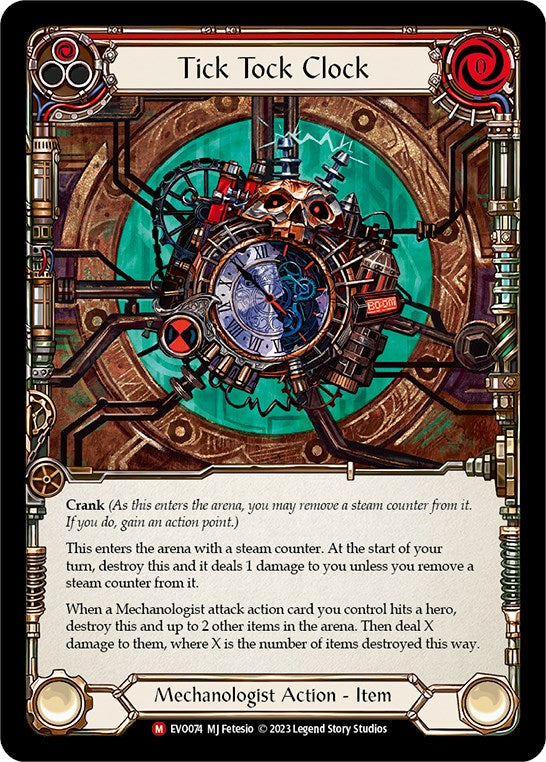 Tick Tock Clock [EVO074] (Bright Lights) - Evolution TCG