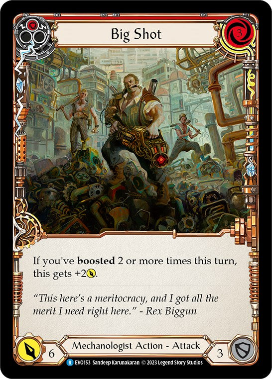Big Shot [EVO153] (Bright Lights)  Rainbow Foil - Evolution TCG