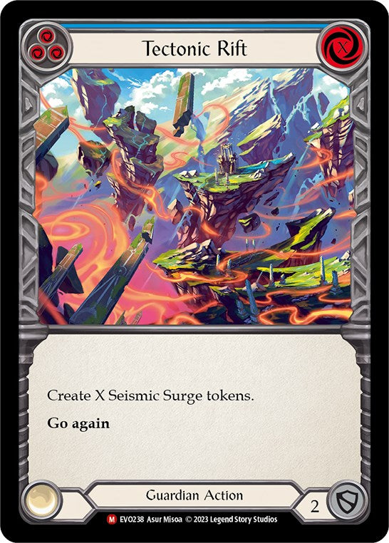 Tectonic Rift [EVO238] (Bright Lights)  Rainbow Foil - Evolution TCG