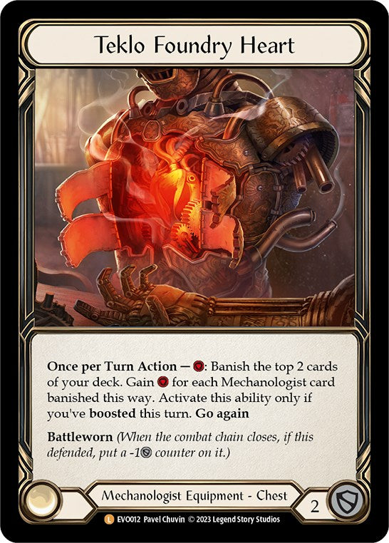 Teklo Foundry Heart [EVO012] (Bright Lights) - Evolution TCG