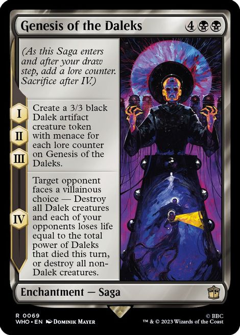 Genesis of the Daleks [Doctor Who] - Evolution TCG