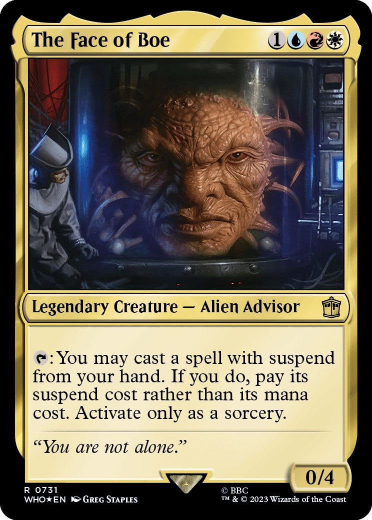The Face of Boe (Surge Foil) [Doctor Who] - Evolution TCG