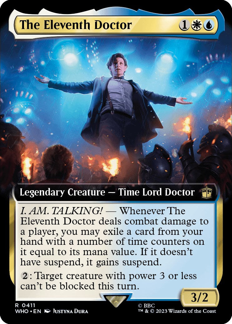 The Eleventh Doctor (Extended Art) [Doctor Who] - Evolution TCG