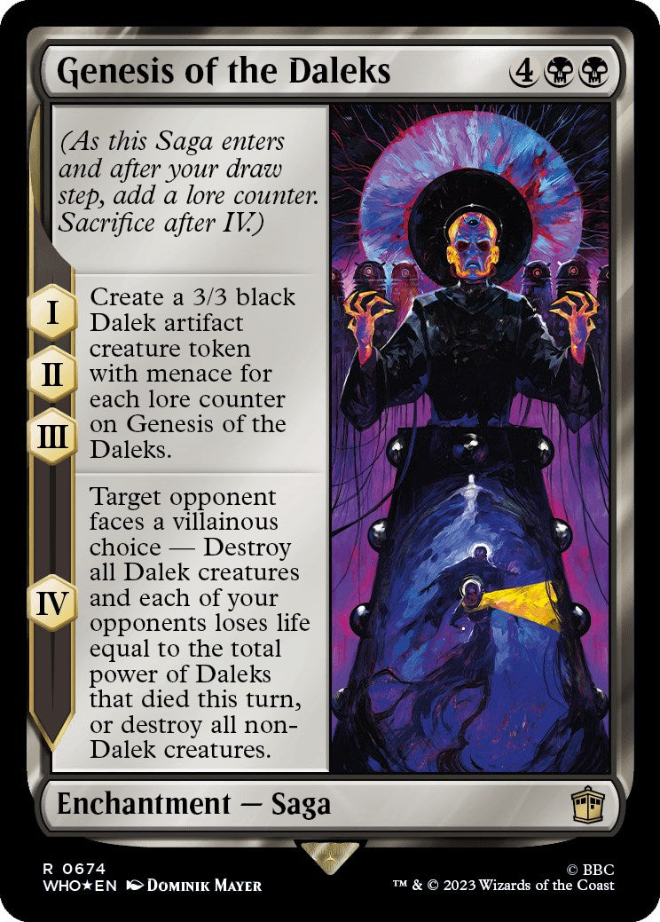 Genesis of the Daleks (Surge Foil) [Doctor Who] - Evolution TCG