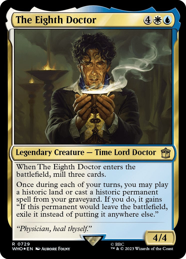 The Eighth Doctor (Surge Foil) [Doctor Who] - Evolution TCG