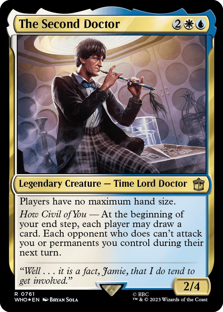 The Second Doctor (Surge Foil) [Doctor Who] - Evolution TCG
