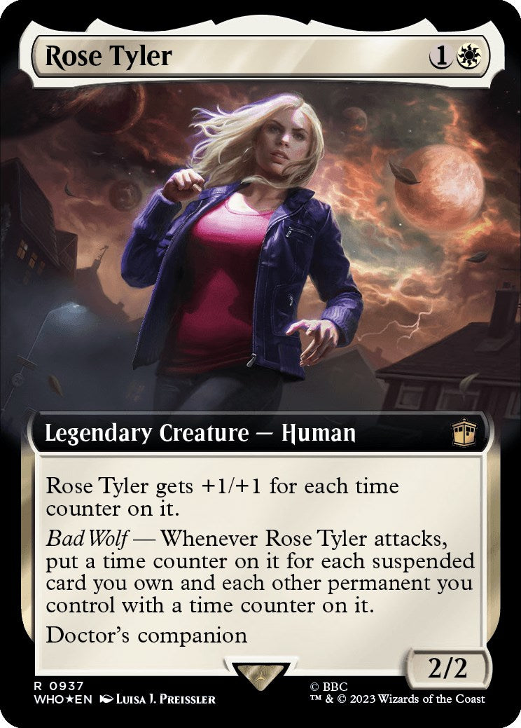 Rose Tyler (Extended Art) (Surge Foil) [Doctor Who] - Evolution TCG