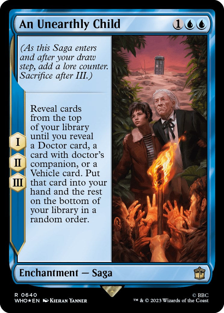 An Unearthly Child (Surge Foil) [Doctor Who] - Evolution TCG