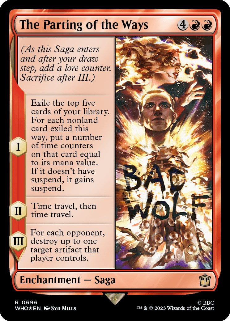 The Parting of the Ways (Surge Foil) [Doctor Who] - Evolution TCG