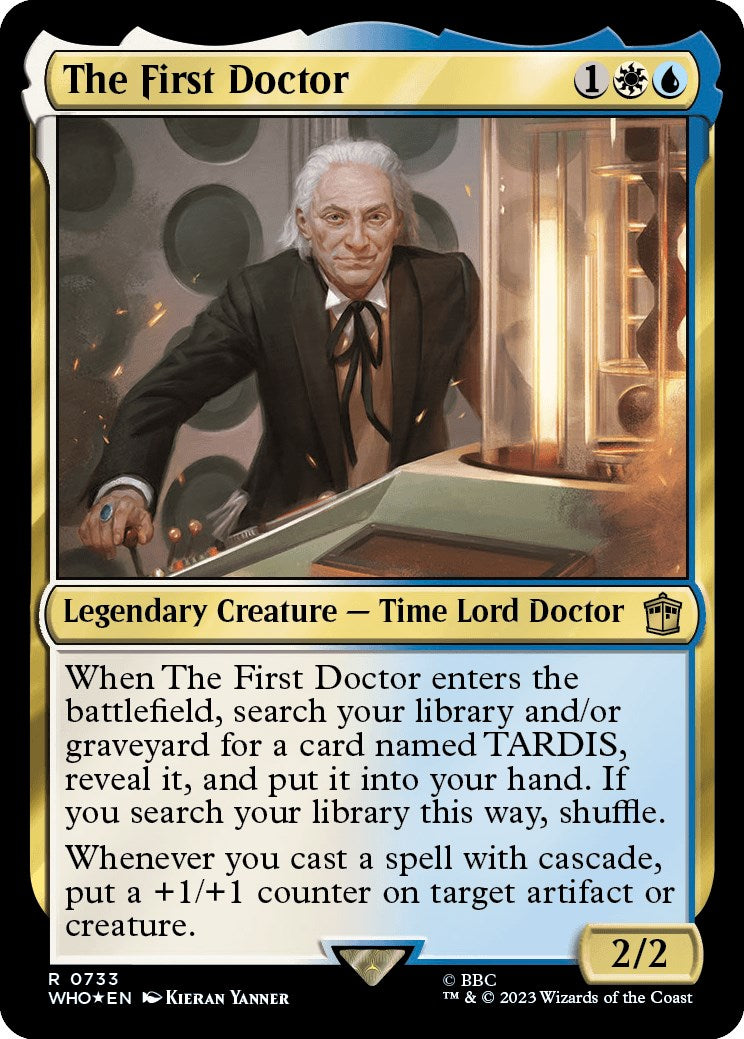 The First Doctor (Surge Foil) [Doctor Who] - Evolution TCG