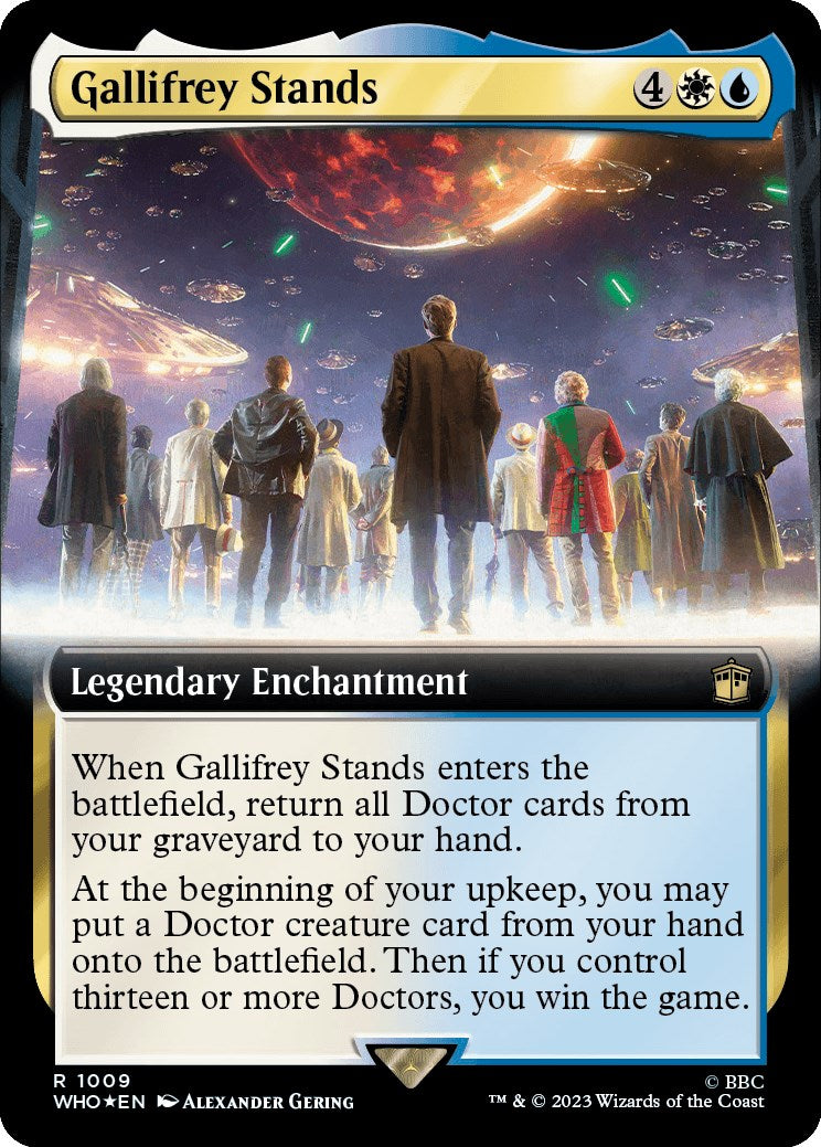 Gallifrey Stands (Extended Art) (Surge Foil) [Doctor Who] - Evolution TCG