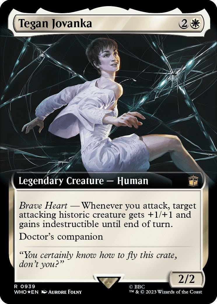 Tegan Jovanka (Extended Art) (Surge Foil) [Doctor Who] - Evolution TCG