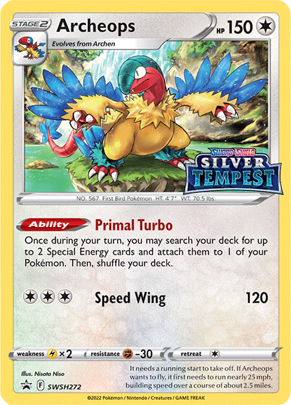 Archeops (SWSH272) (Prerelease) [Sword & Shield: Black Star Promos] - Evolution TCG