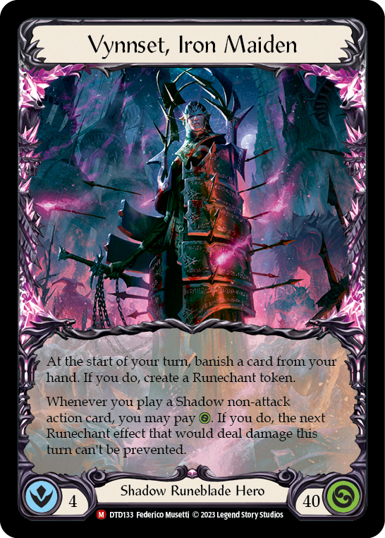 Vynnset, Iron Maiden [DTD133] (Dusk Till Dawn) - Evolution TCG