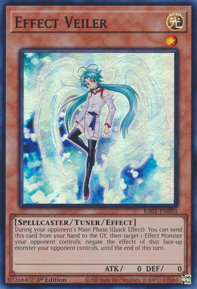 Effect Veiler [RA01-EN003] Super Rare - Evolution TCG