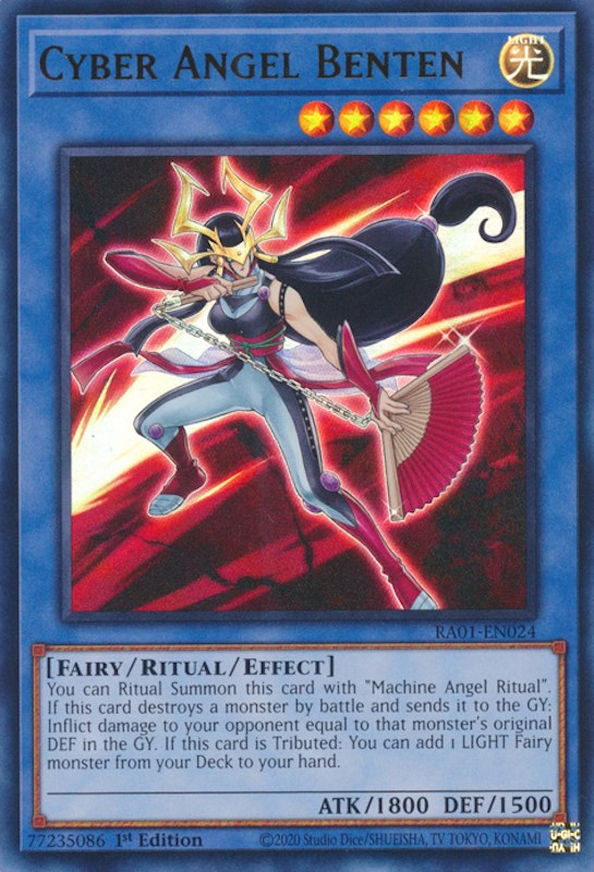 Cyber Angel Benten [RA01-EN024] Ultra Rare - Evolution TCG