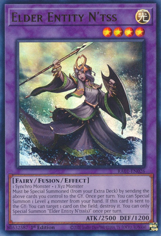 Elder Entity N'tss [RA01-EN026] Ultra Rare - Evolution TCG