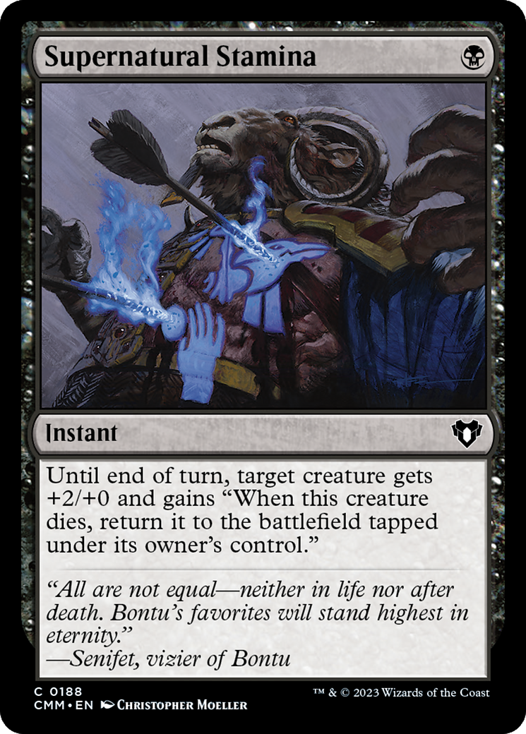 Supernatural Stamina [Commander Masters] - Evolution TCG
