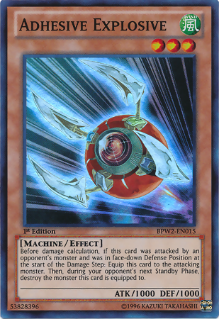 Adhesive Explosive [BPW2-EN015] Super Rare - Evolution TCG