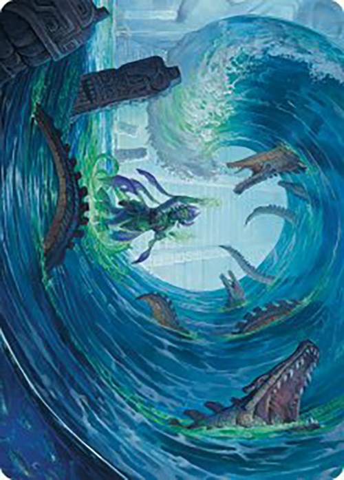 Wave Goodbye Art Card [The Lost Caverns of Ixalan Art Series] - Evolution TCG