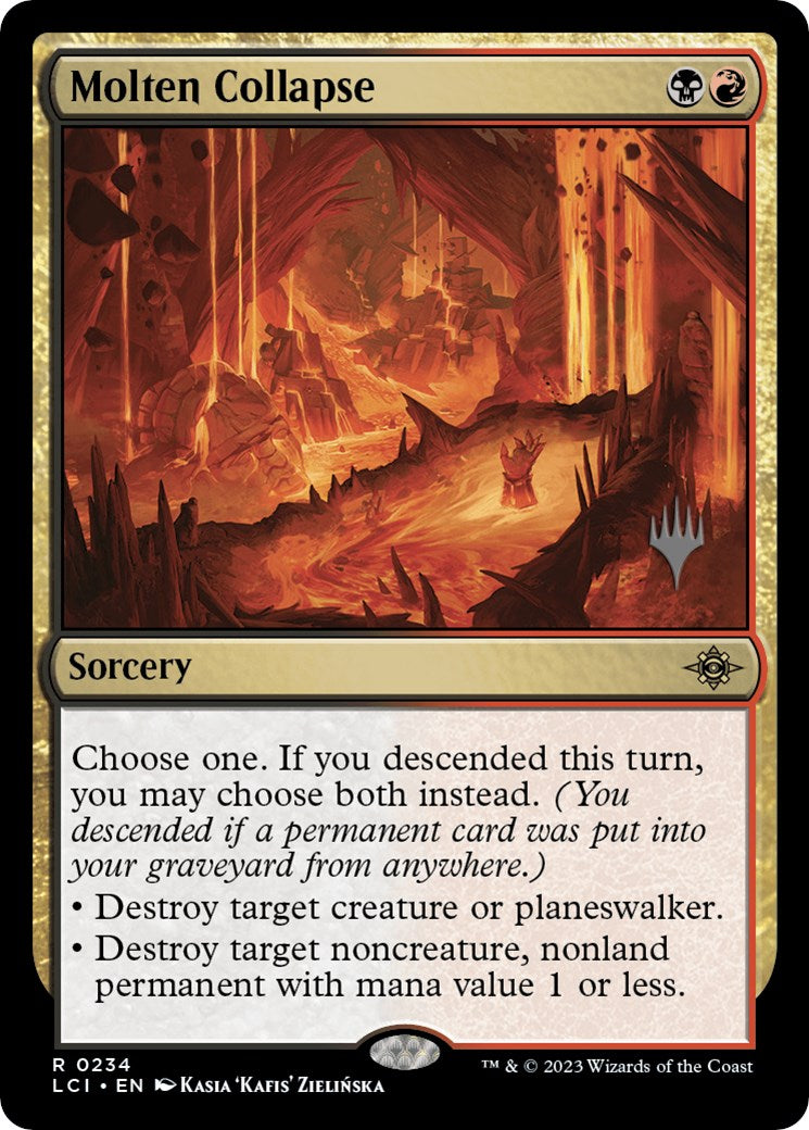 Molten Collapse (Promo Pack) [The Lost Caverns of Ixalan Promos] - Evolution TCG