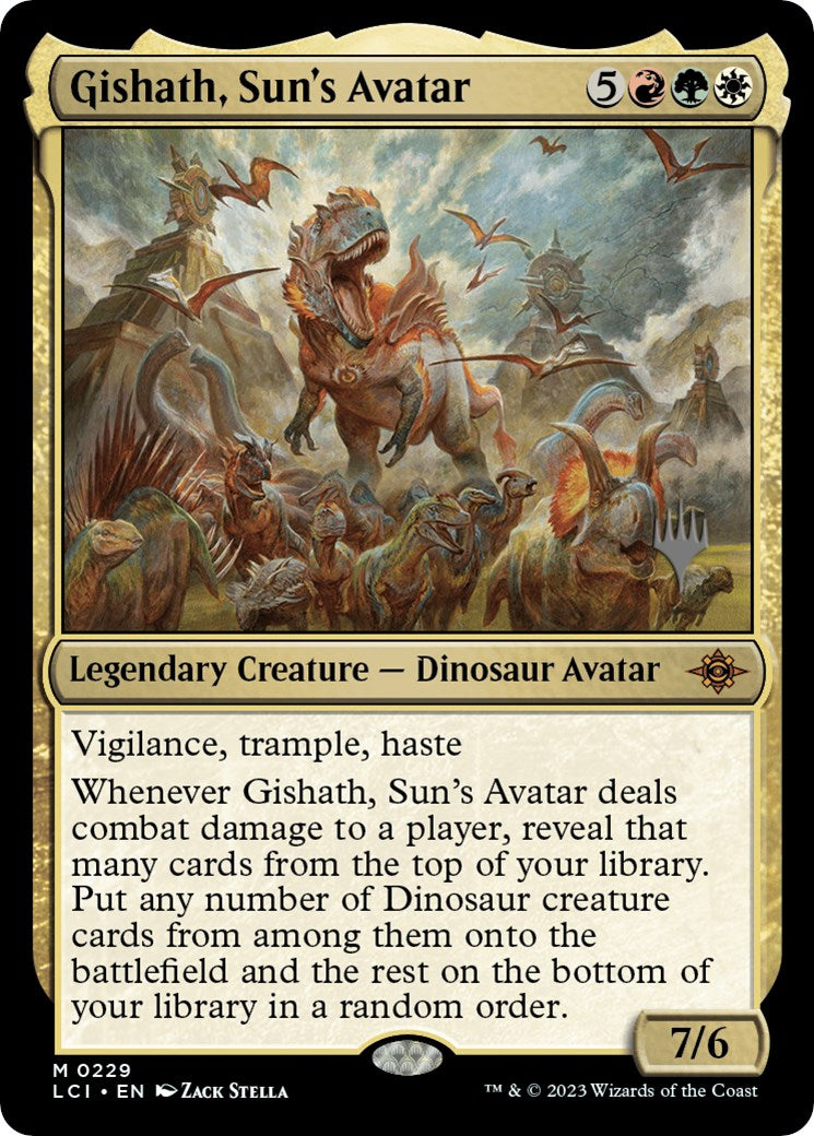 Gishath, Sun's Avatar (Promo Pack) [The Lost Caverns of Ixalan Promos] - Evolution TCG