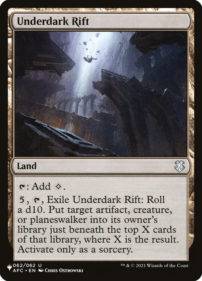 Underdark Rift [The List] - Evolution TCG