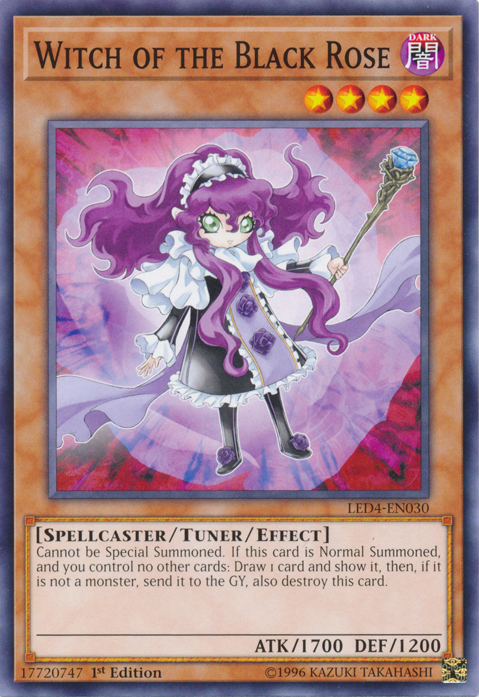 Witch of the Black Rose [LED4-EN030] Common - Evolution TCG